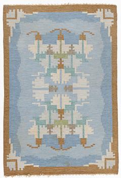 Ingegerd Silow, flatweave carpet, mid-20th century, circa 202 x 138 cm.