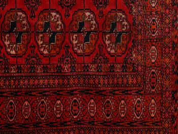CARPET, Turkmen, Bocchara, semiantik, 185x130 cm.