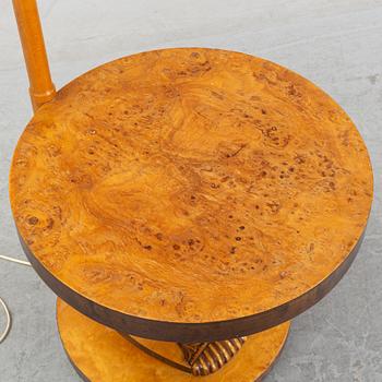 A golv lamp with table, 1930's-40's.
