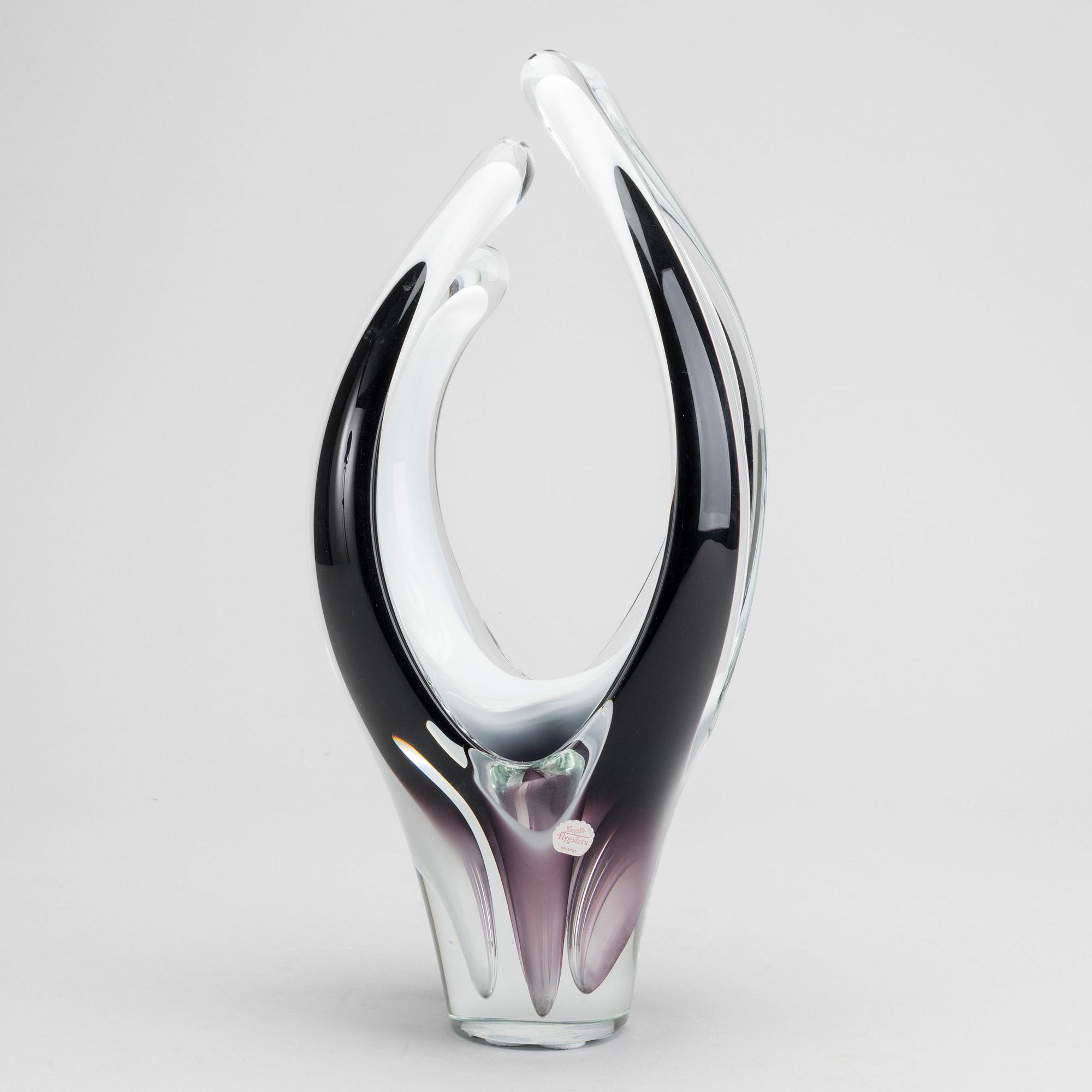 PAUL KEDELV, glas, "Coquille", Flygsfors.