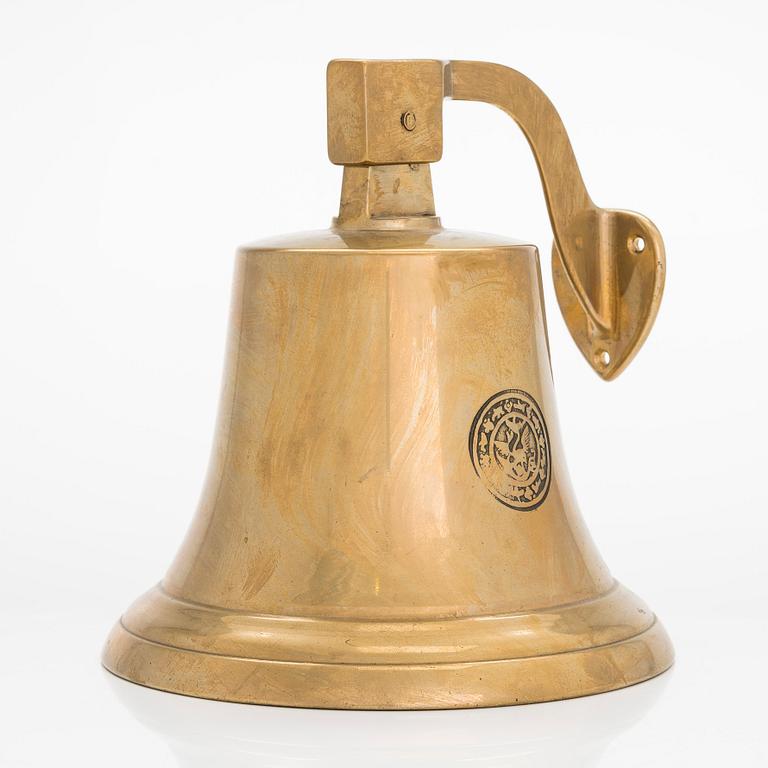 A ship's bell, marked 1841.