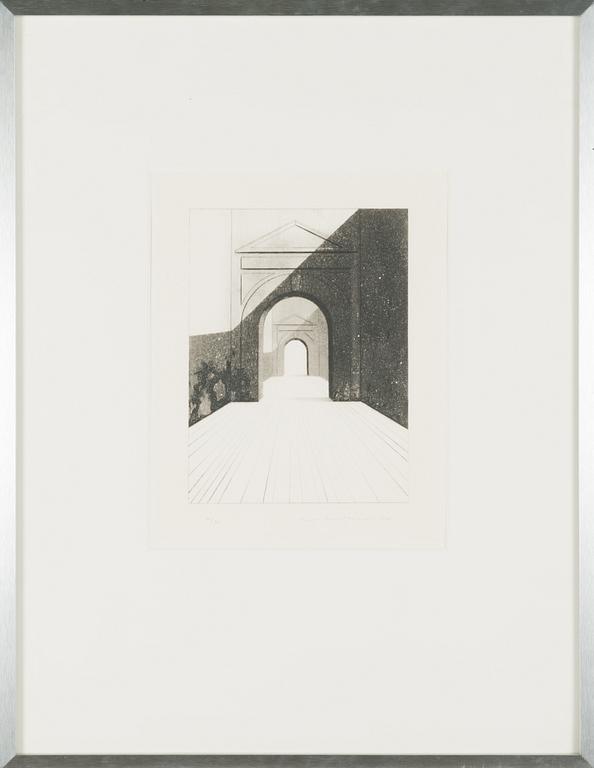 Pentti Lumikangas, aquatint and drypoint, signed and dated 1978.