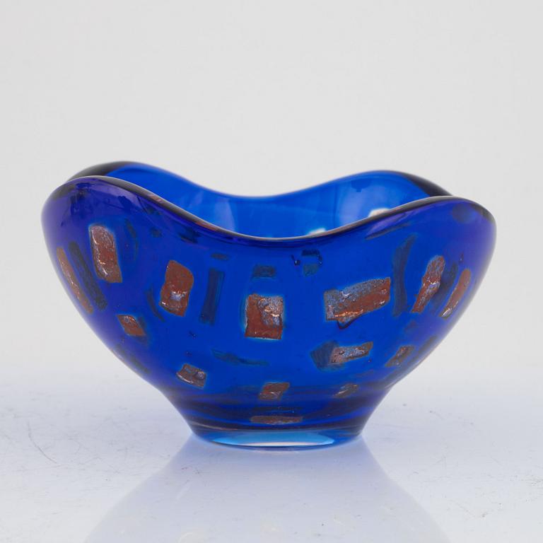 Sven Palmqvist, a 'Ravenna' glass bowl, Orrefors 1976.