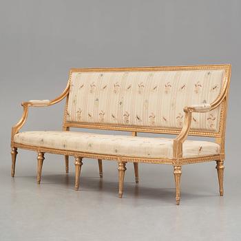 A Gustavian late 18th century sofa.