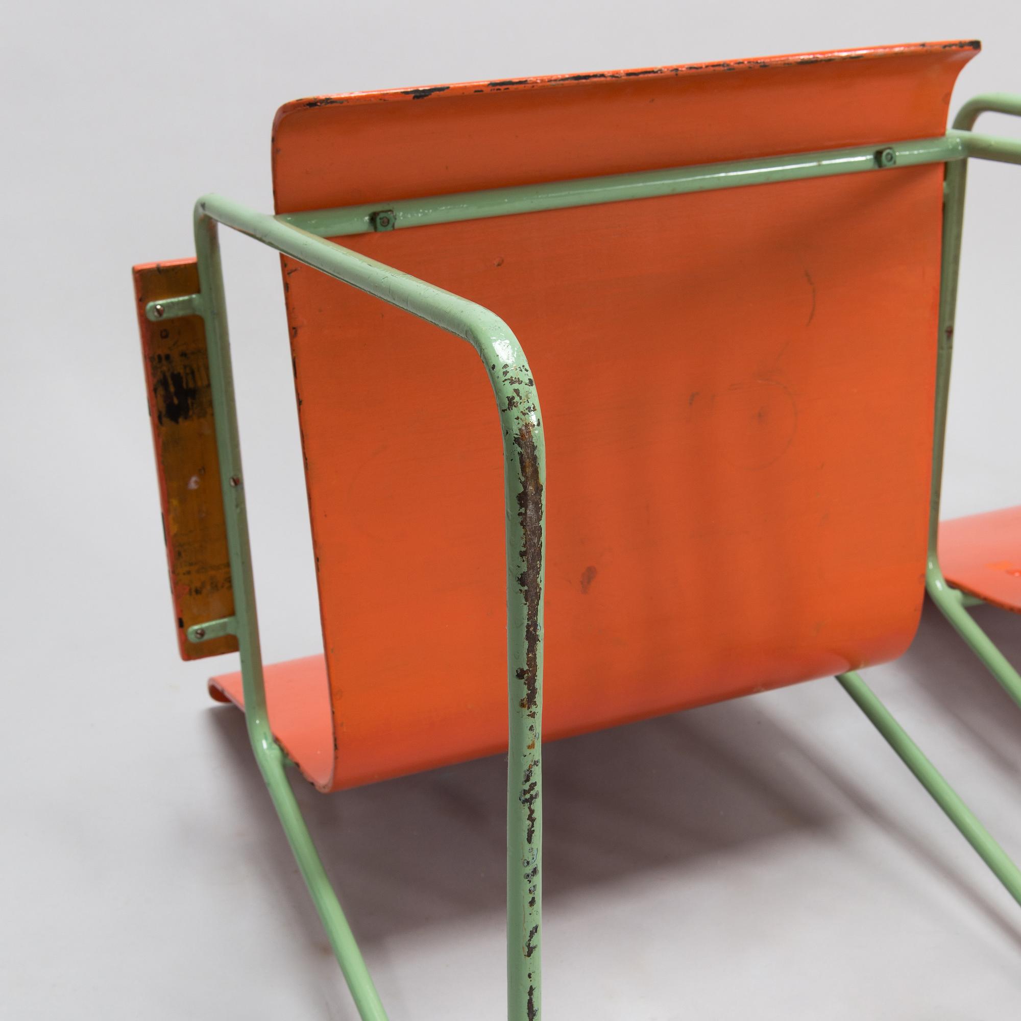 Alvar Aalto, a pair of early 1930's armchairs for Aug. Louhen Rautasänkytehdas ja Valimo Oy, Turku.