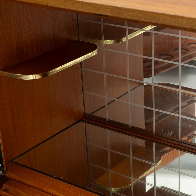 Bar cabinet, mid-20th century.