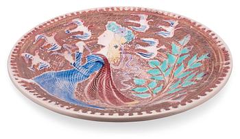 246. Birger Kaipiainen, A CERAMIC DISH.