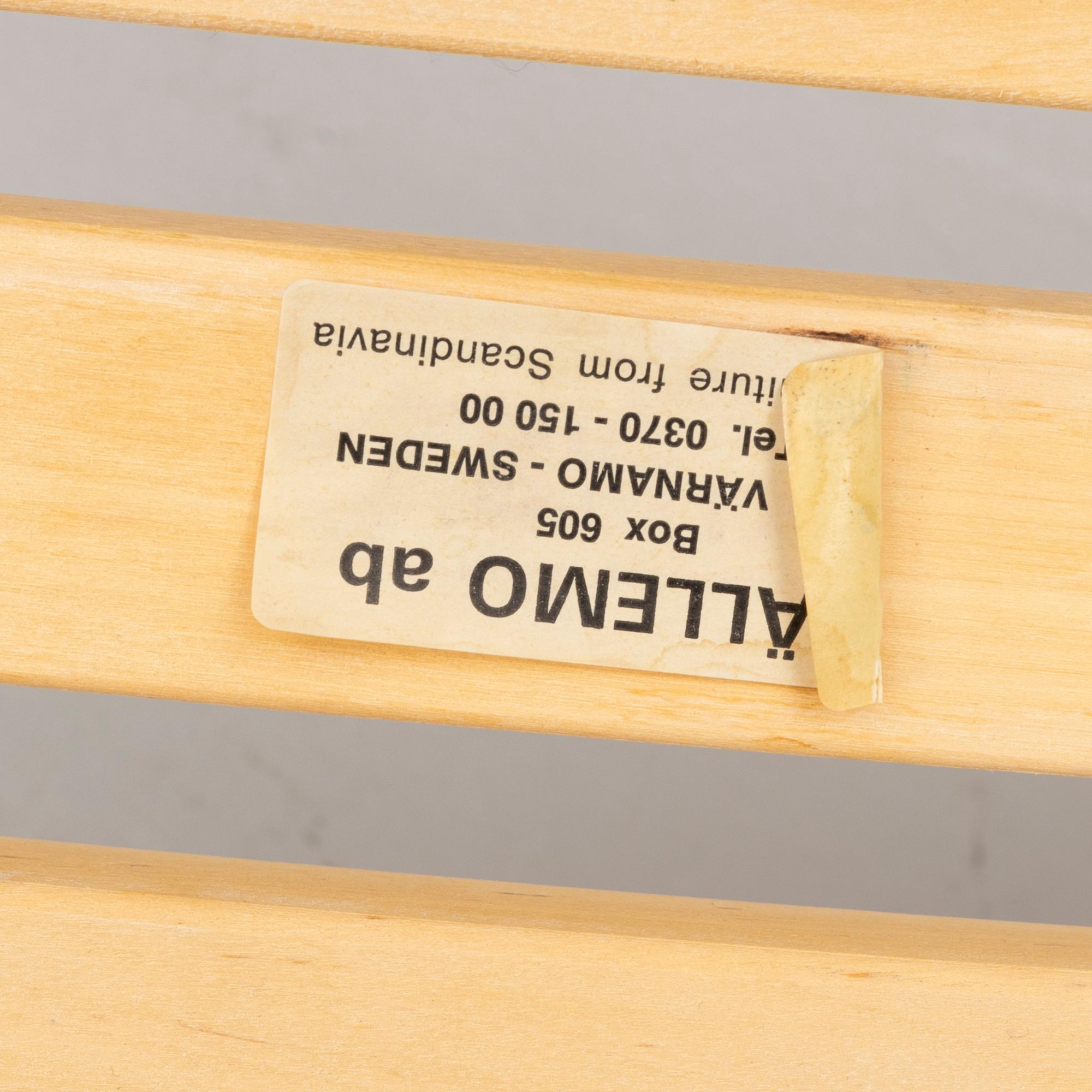 Karmstolar, 7 st, Källemo, 1900-talets slut.