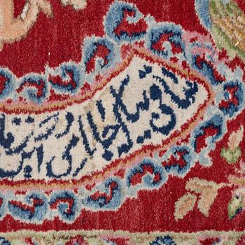 A semi-antique Kirman carpet, c. 275 x 180 cm.