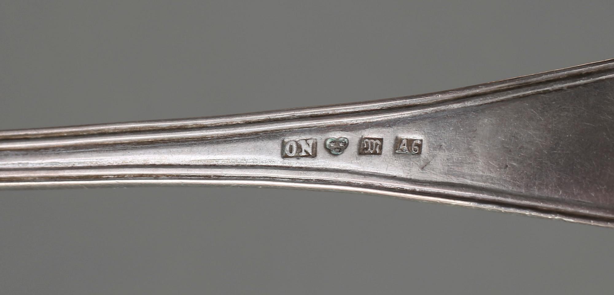 PARTI SILVER, K Anderson, Göteborg, 1923. Total vikt ca 793g.