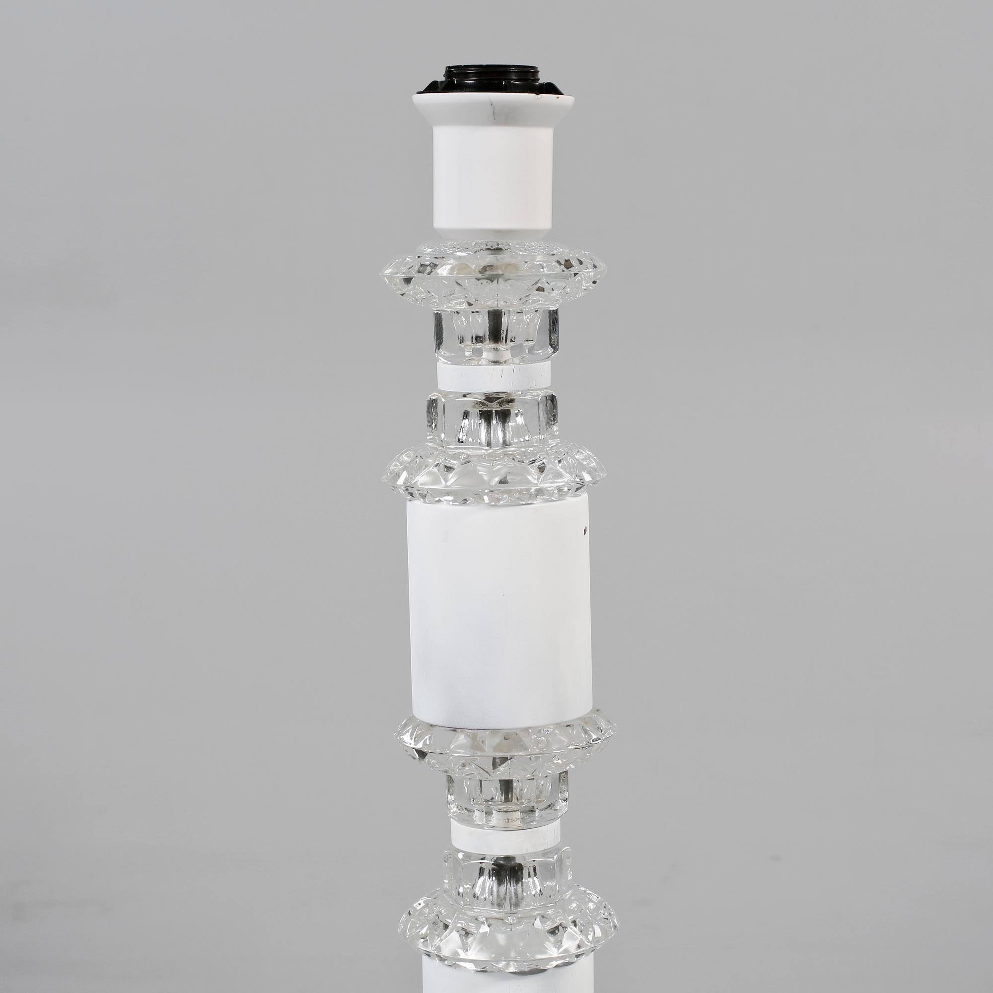 GOLVLAMPA, sannolikt Orrefors, 1900-talets andra hälft.