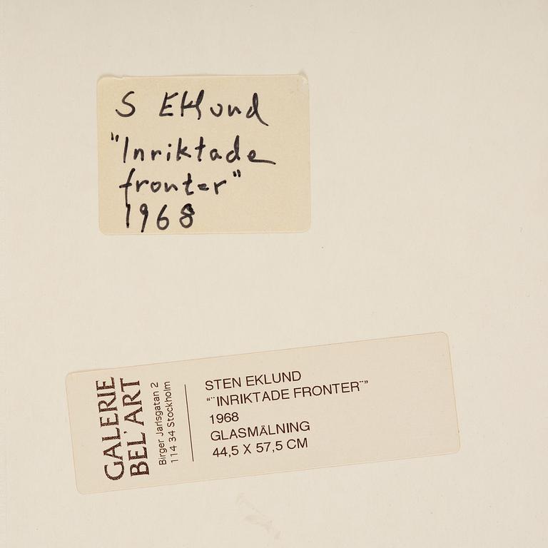 Sten Eklund, "Inriktade fronter".