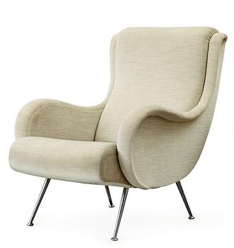 117. An Italian armchair, 1950's.