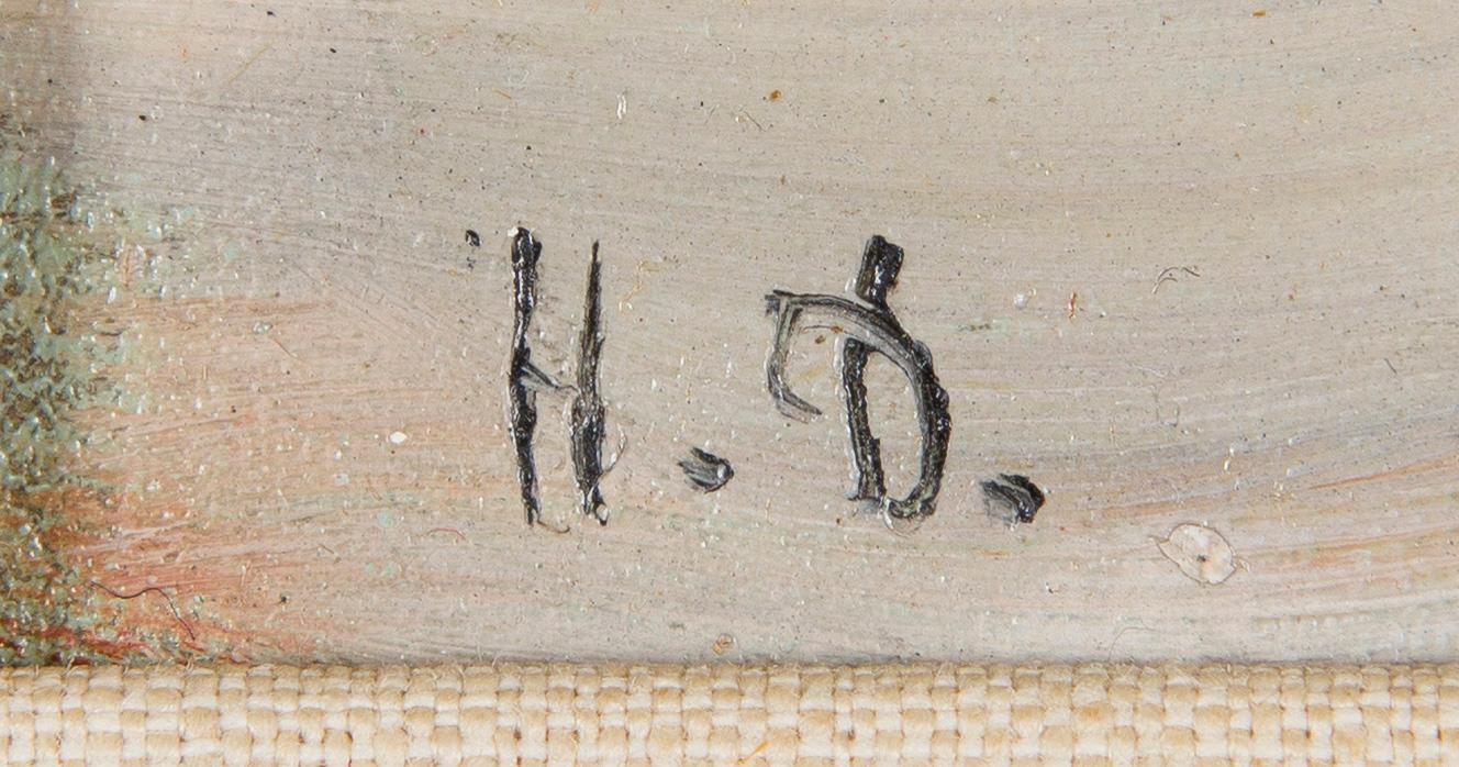 Helge Dahlman, Riders on the beach (Spain).