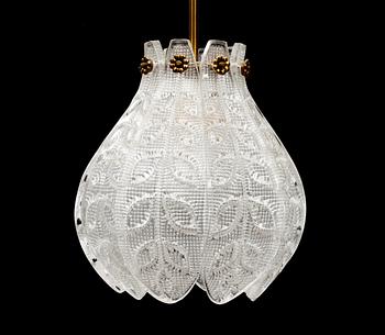 TAKLAMPA, Orrefors, 1900-talets mitt.