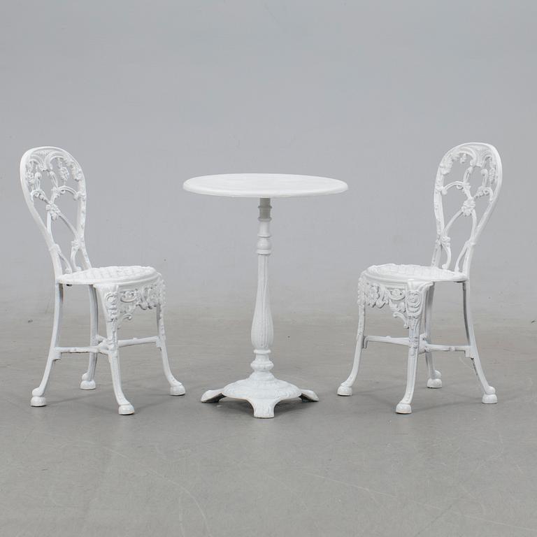 Trädgårdsgrupp, tre delar, J & C G Bolinder, Stockholm.