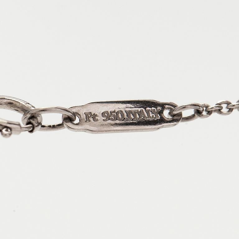 Tiffany & Co, a platinum 'Paper Flowers' necklace with diamonds.