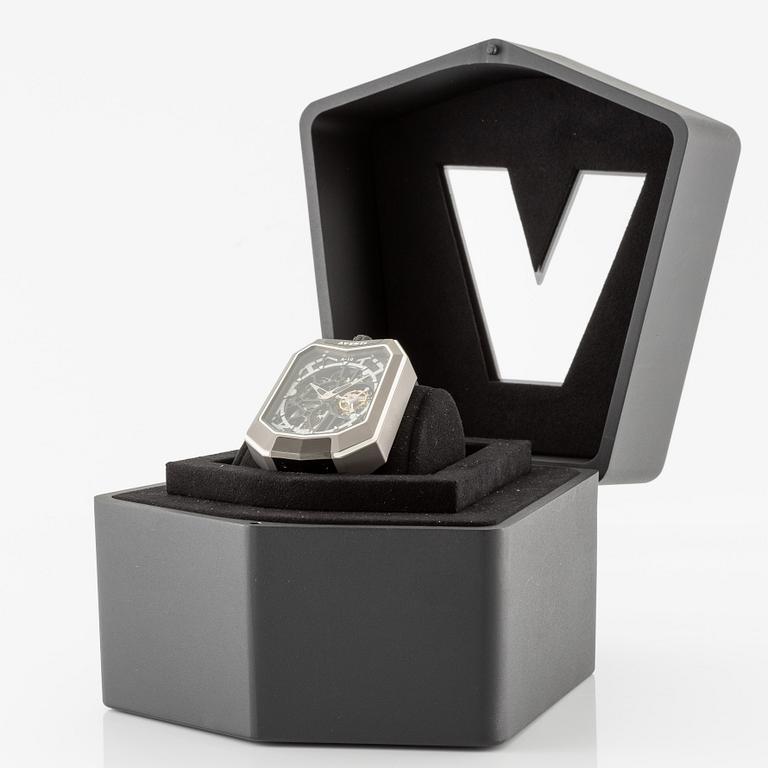 Aventi, A-10 Tourbillon, wristwatch, 48.5 x 55.5 mm.