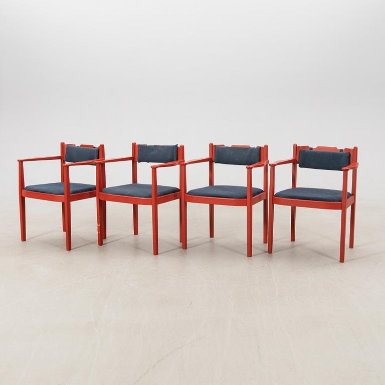 Armchairs, 4 pcs, second half of the 20th century, Boman Oy Finland.