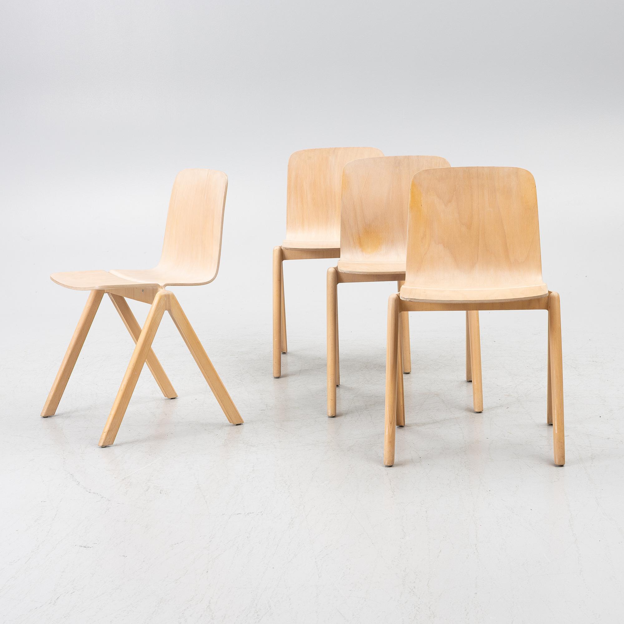 Ronan & Erwan Bouroullec, chairs, 4 pcs, "Copenhague", HAY, Denmark.