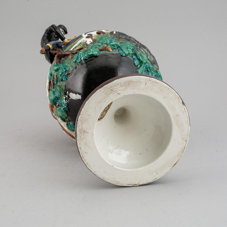 A Gustafsberg ceramic vase, late 19th Century.