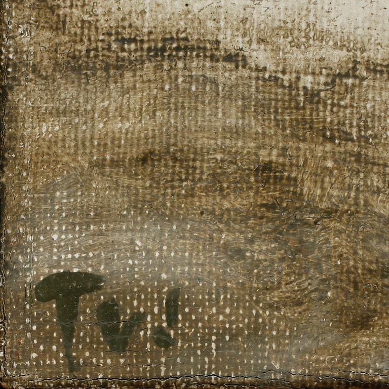 OKÄND KONSTNÄR, olja på duk, monogramsignerad Tvd, 1900-talets andra hälft.
