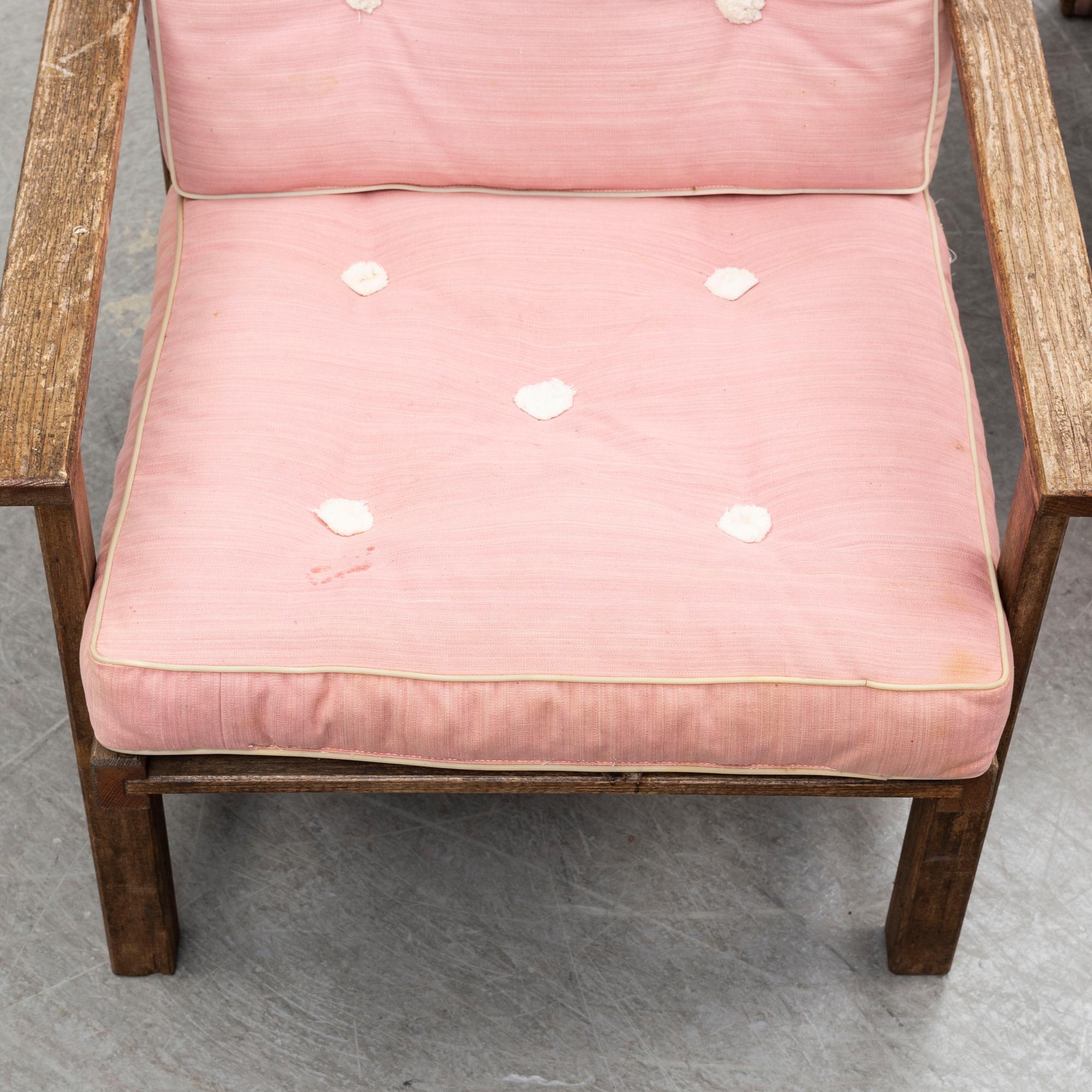 ELSA STACKELBERG, a pair of pine garden armchairs from Fri Form AB.