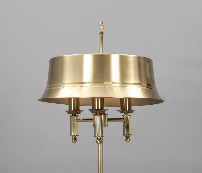 GOLVLAMPA, mässing. Örsjö Industri. 1970-80-tal.