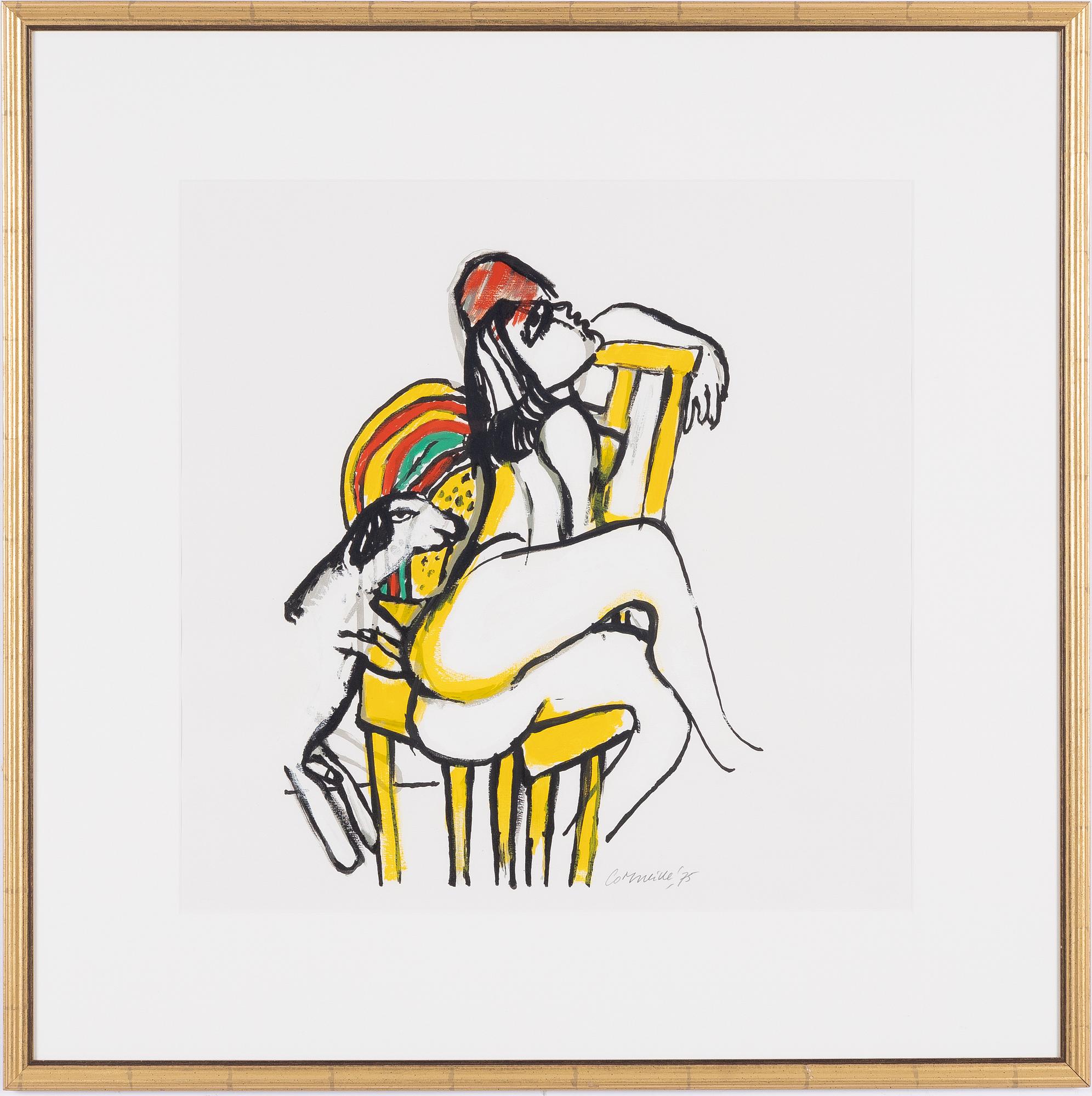 Beverloo Corneille, Lady and dog.