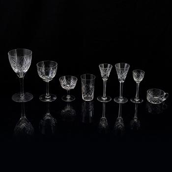 Similar parts of service glass,  20th century.