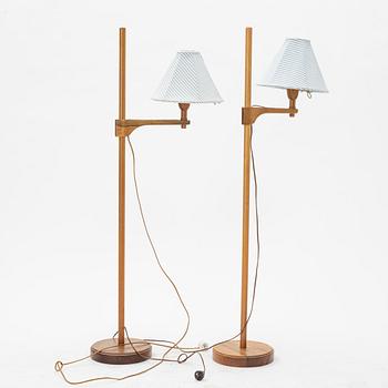 Carl Malmsten, a pair of 'Staken' floor lamps.