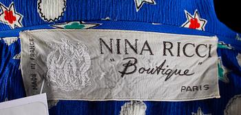 A 1980s silk dress by Nina Ricci.