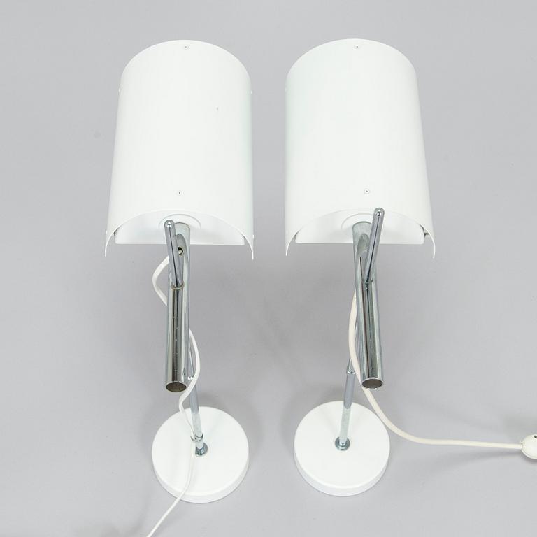 Ben af Schultén, A pair of 1970s 'BS 712' wall lights by Metallimestarit for Artek Finland.