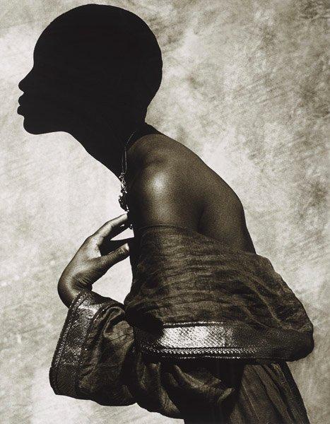 Albert Watson, "Naomi Campbell, Palm Springs, 1989".