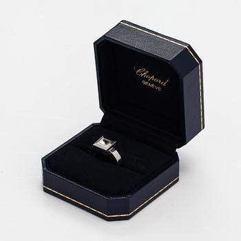 Chopard, A ring 'Happy diamonds square', brilliant cut diamond, 18K white gold.