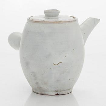 Marita Lybeck, a ceramic jug, signed ML.