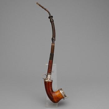 LÅNGPIPOR, sjöskum, silver, Carl Petter Åberg, verksam 1790-1831 i Arboga.