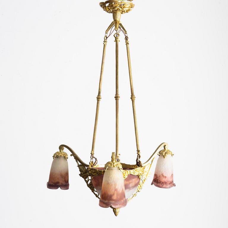 Ceiling lamp, Art Nouveau, early 20th century.
