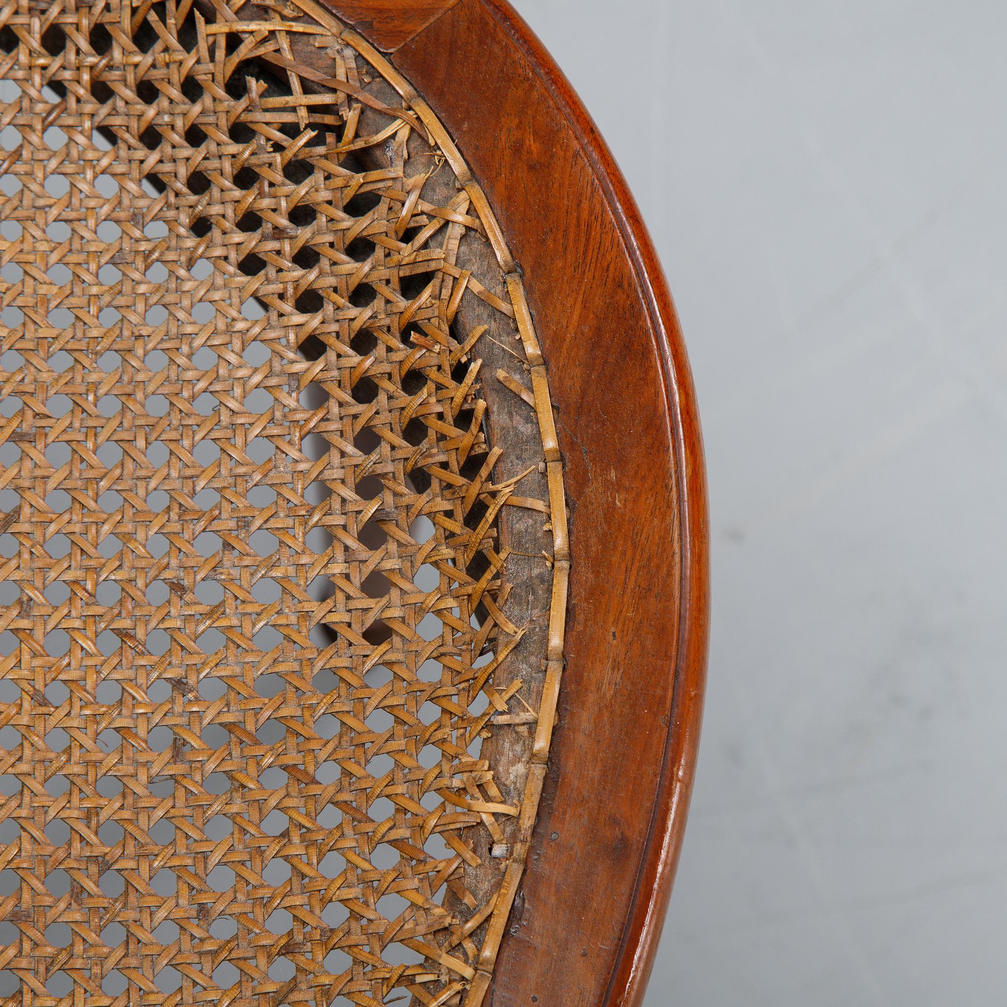 A set of four mahogany chairs, by Georges Jacob (Paris 1739-1814).