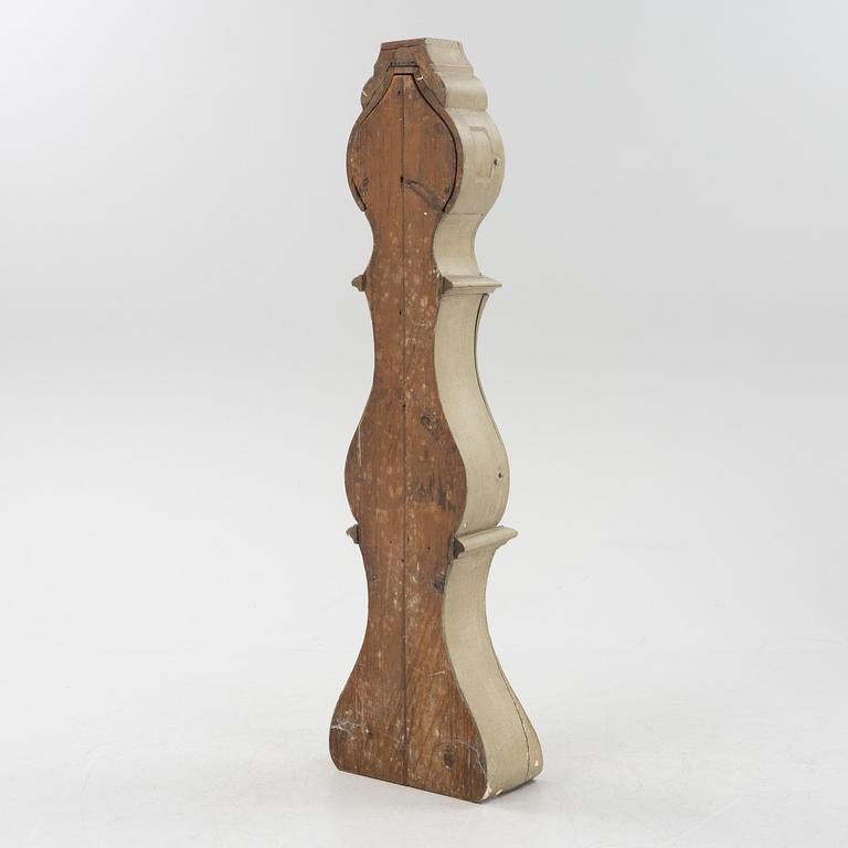 A rococo long case clock, Sweden, second half of the 18th century.