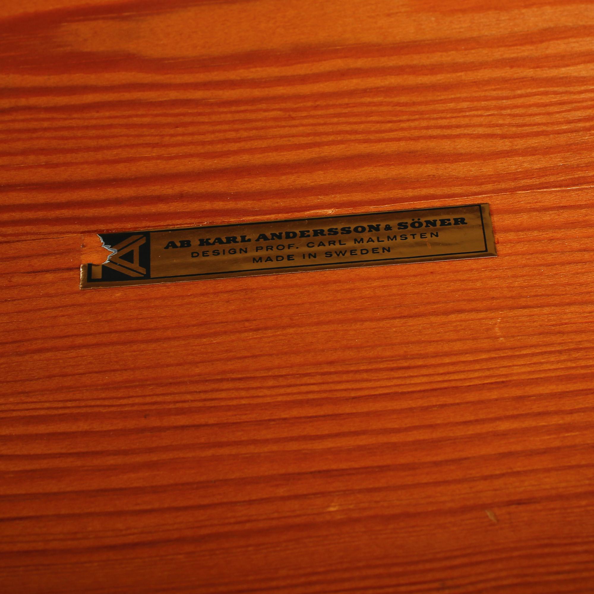 BÄNK, "Visingsö", Carl Malmsten, 1900-talets andra hälft.