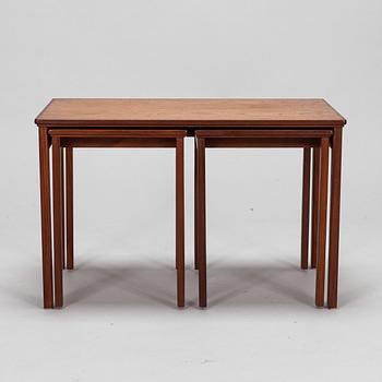 Three part serial table, 1960s.