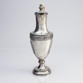 Vinkanna, silver, oidentifierad mästare, Wien 1794, Österrike.