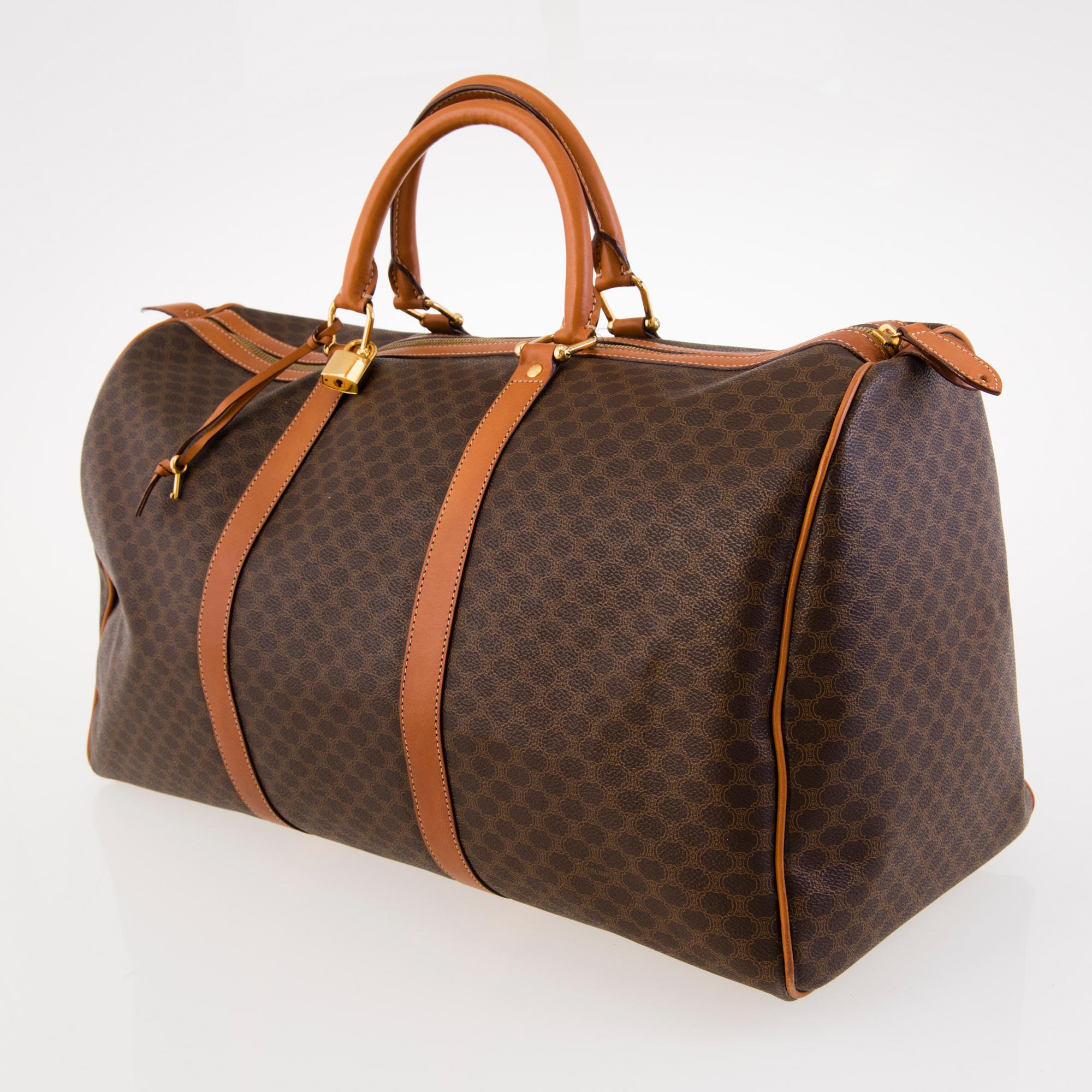 CÉLINE, Vintage Macadam Duffel 50 Bag.