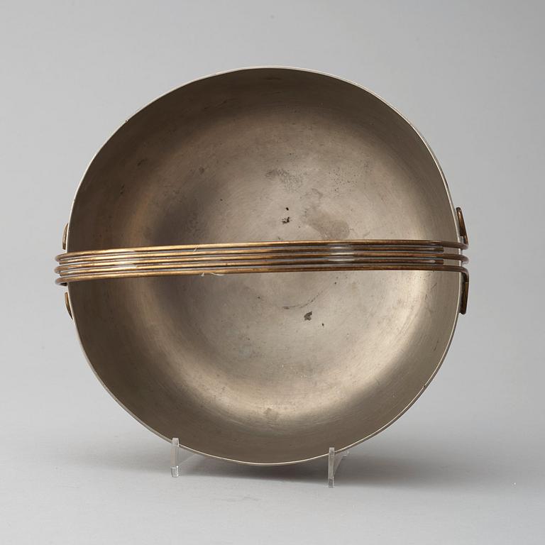 A Svenskt Tenn pewter bowl, Stockholm 1936.