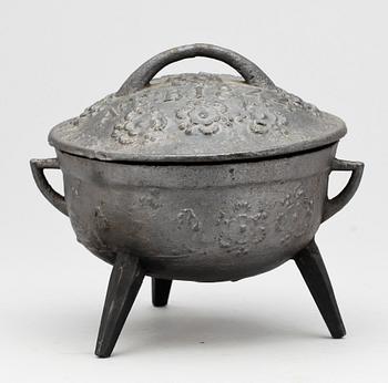 GRYTA, gjutjärn, empire, Sverige, 1844.