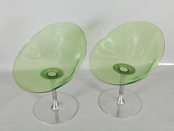 STOLAR, 1 par, "Eros", Philippe Starck, Kartell, Italien, 1900-/2000-tal.