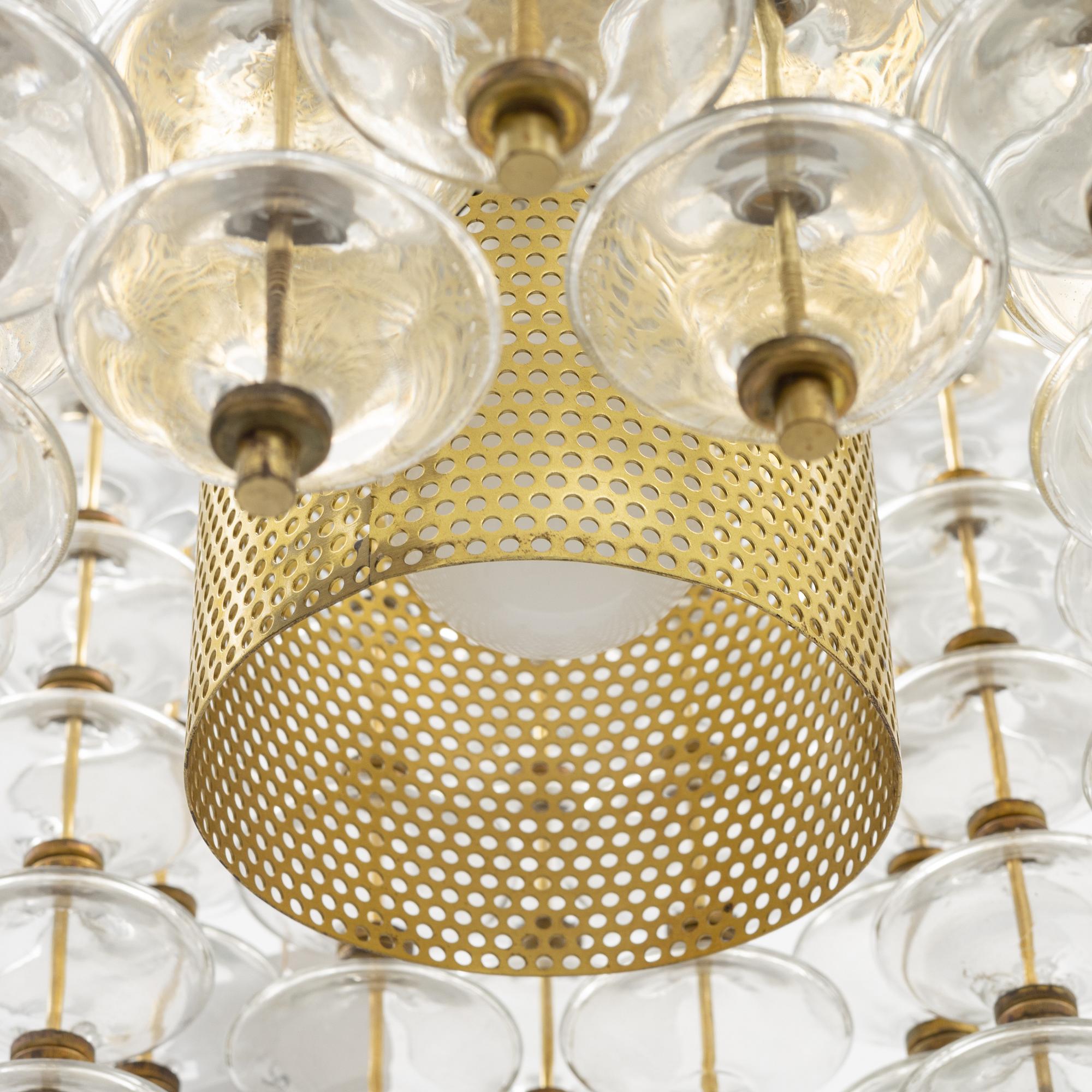 Hans-Agne Jakobsson, an 'Estrella T/581' ceiling lamp, Markaryd, 1960's/70's.