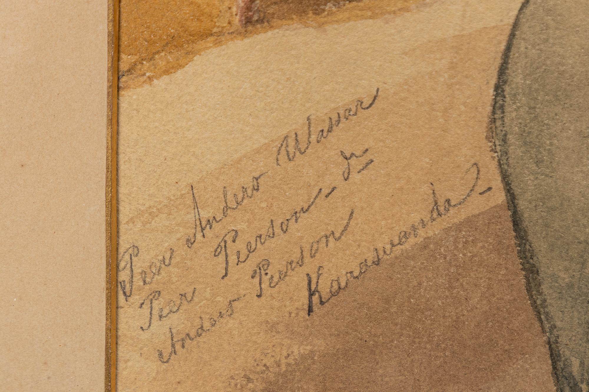 Svensk konstnär, 1800-tal, Samiska bröder.