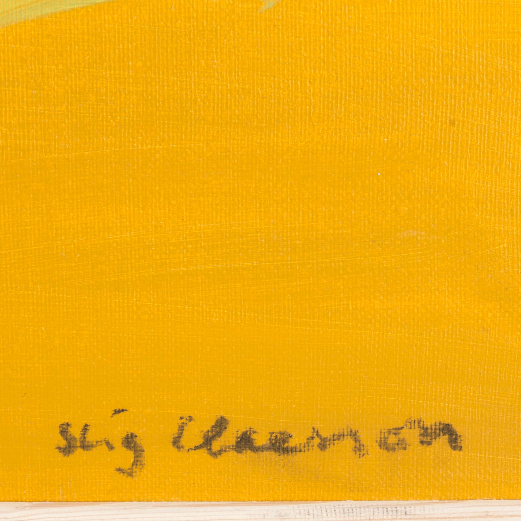 STIG CLAESSON, olja på duk, signerad.